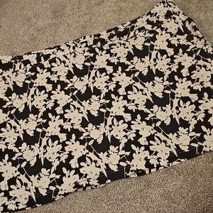 Mario Serrani Black and White Midi Skort Casual #C